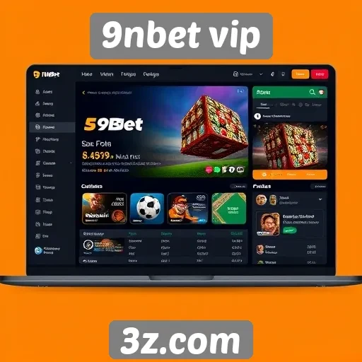 Interface do site 9nbet vip é user-friendly